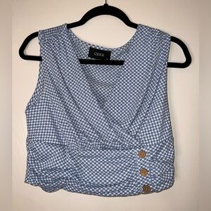 Checkered Crop Top